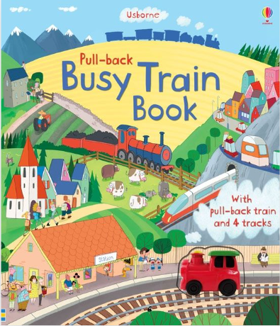 Pull-back Busy Train Book